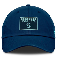 Seattle Kraken Fanatics Authentic Pro Prime Adjustable Hat - Deep Sea Blue - NHL
