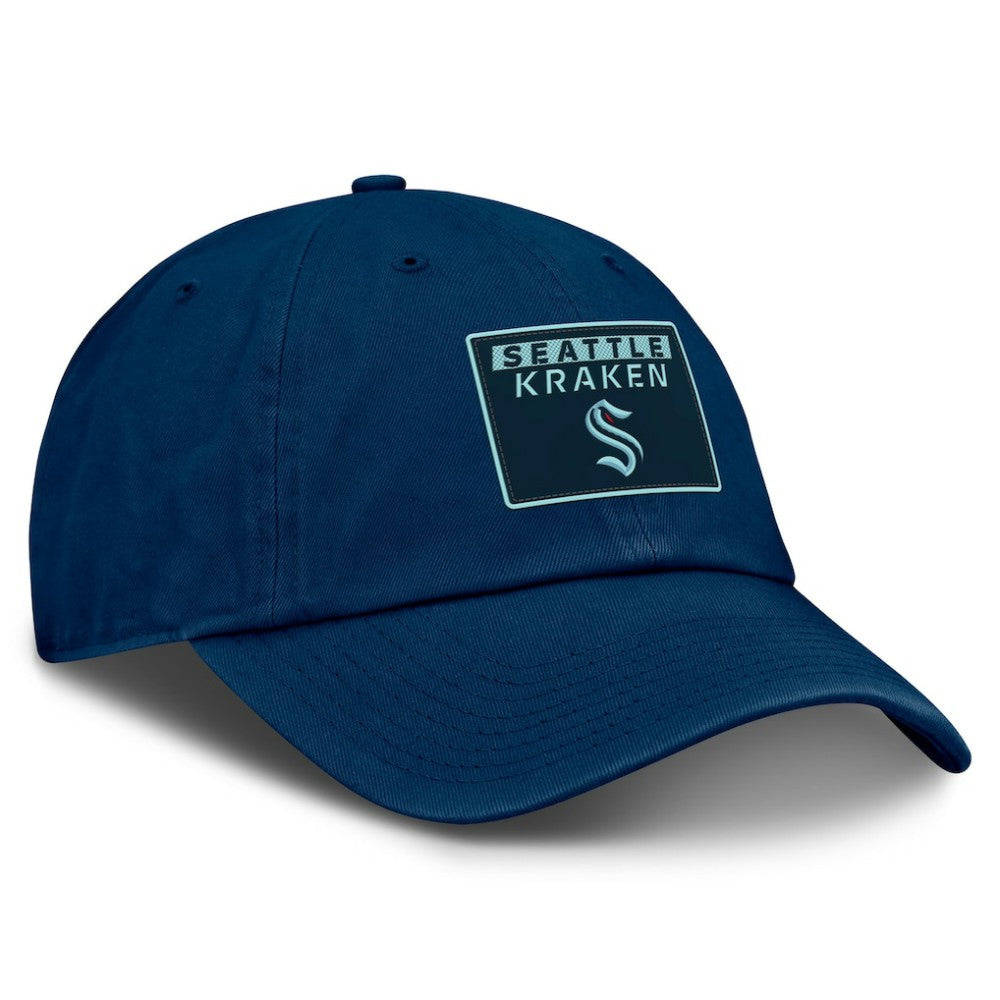 Seattle Kraken Fanatics Authentic Pro Prime Adjustable Hat - Deep Sea Blue - NHL