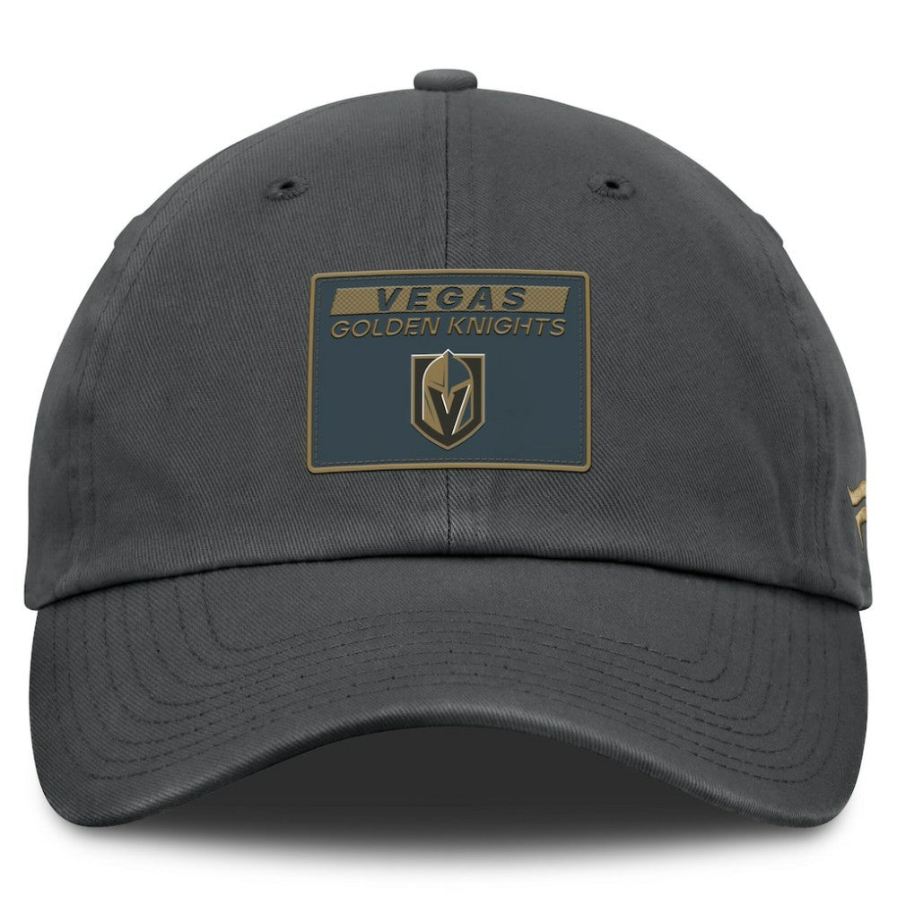 Vegas Golden Knights Fanatics Authentic Pro Prime Adjustable Hat - Gray - NHL