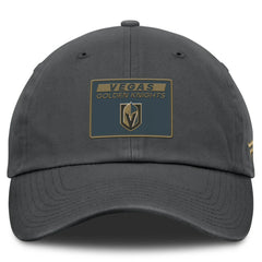 Vegas Golden Knights Fanatics Authentic Pro Prime Adjustable Hat - Gray - NHL
