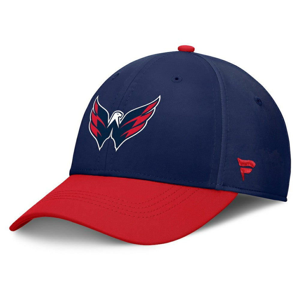 Washington Capitals Fanatics Authentic Pro Rink Flex Hat - Navy/Red - NHL