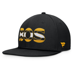 Boston Bruins Fanatics Authentic Pro Rink Snapback Hat - Black - NHL