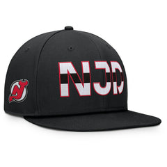 New Jersey Devils Fanatics Authentic Pro Rink Snapback Hat - Black - NHL