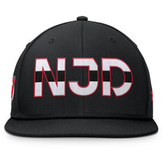 New Jersey Devils Fanatics Authentic Pro Rink Snapback Hat - Black - NHL