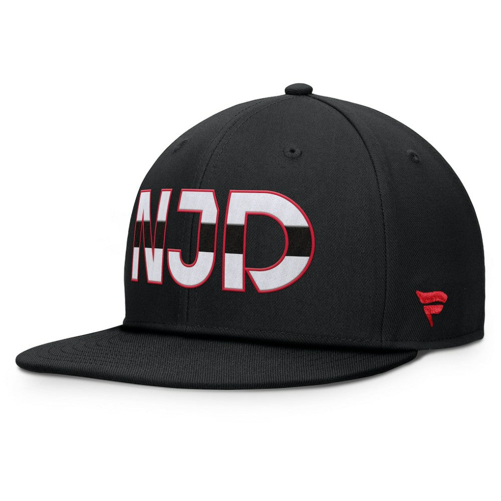 New Jersey Devils Fanatics Authentic Pro Rink Snapback Hat - Black - NHL