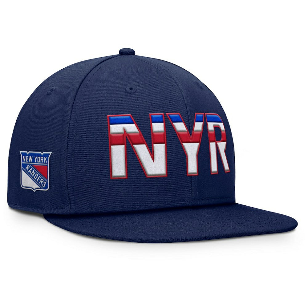 New York Rangers Fanatics Authentic Pro Rink Snapback Hat - Navy - NHL