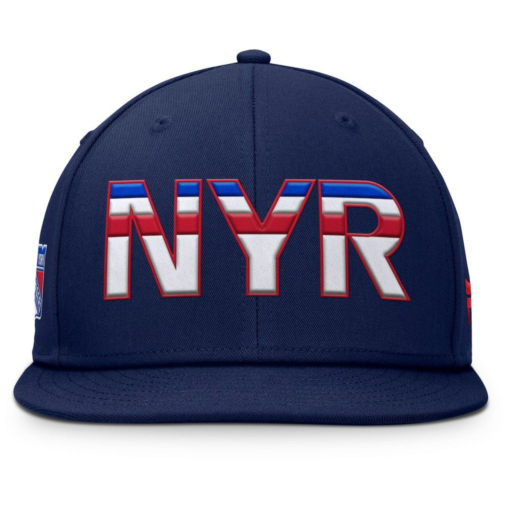 New York Rangers Fanatics Authentic Pro Rink Snapback Hat - Navy - NHL