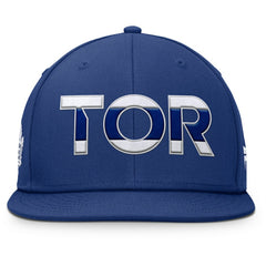 Toronto Maple Leafs Fanatics Authentic Pro Rink Snapback Hat - Blue - NHL