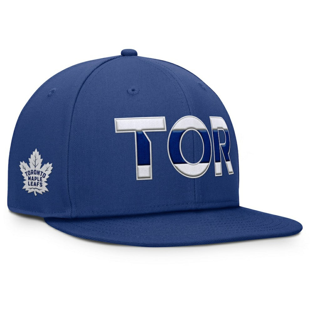Toronto Maple Leafs Fanatics Authentic Pro Rink Snapback Hat - Blue - NHL