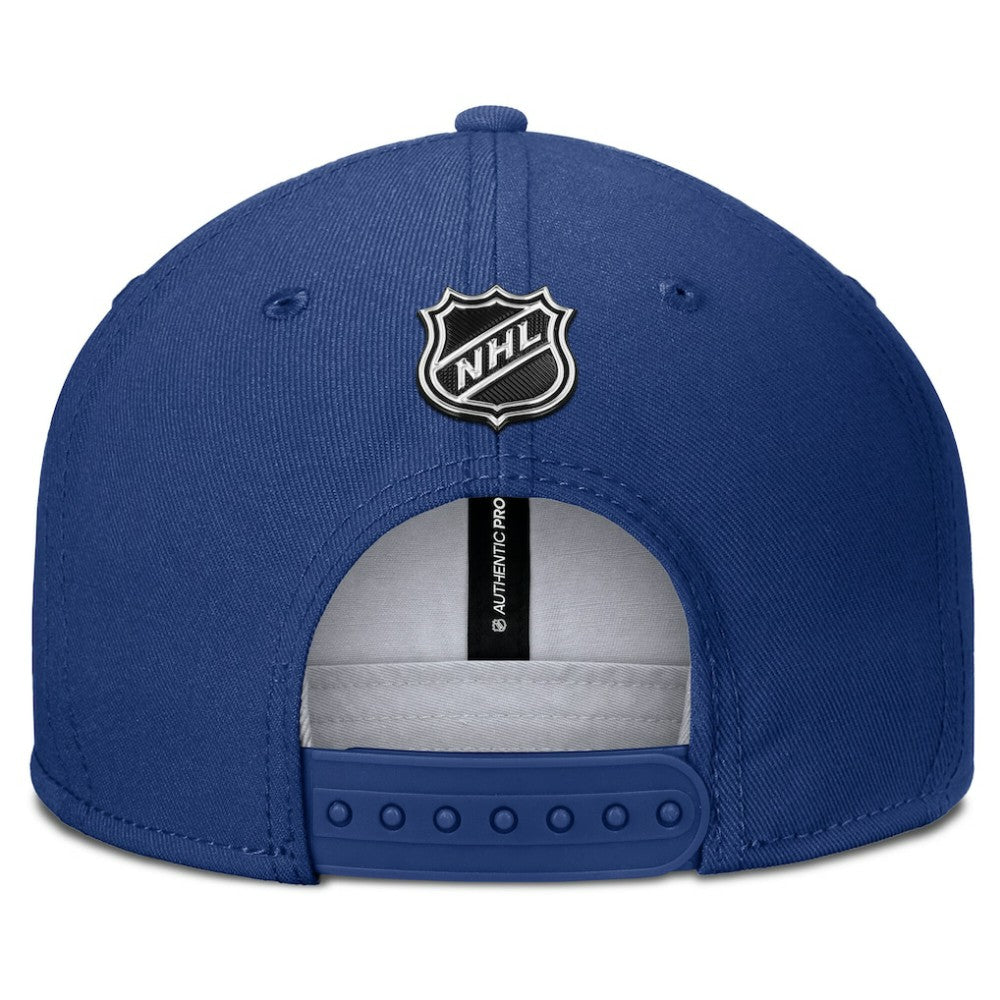 Toronto Maple Leafs Fanatics Authentic Pro Rink Snapback Hat - Blue - NHL
