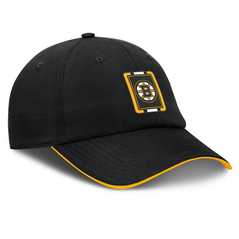 Boston Bruins Fanatics Authentic Pro Ripstop Adjustable Hat - Black/Gold - NHL
