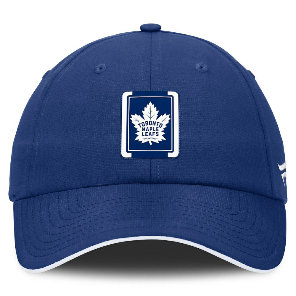 Toronto Maple Leafs Fanatics Authentic Pro Ripstop Adjustable Hat - Blue/White - NHL