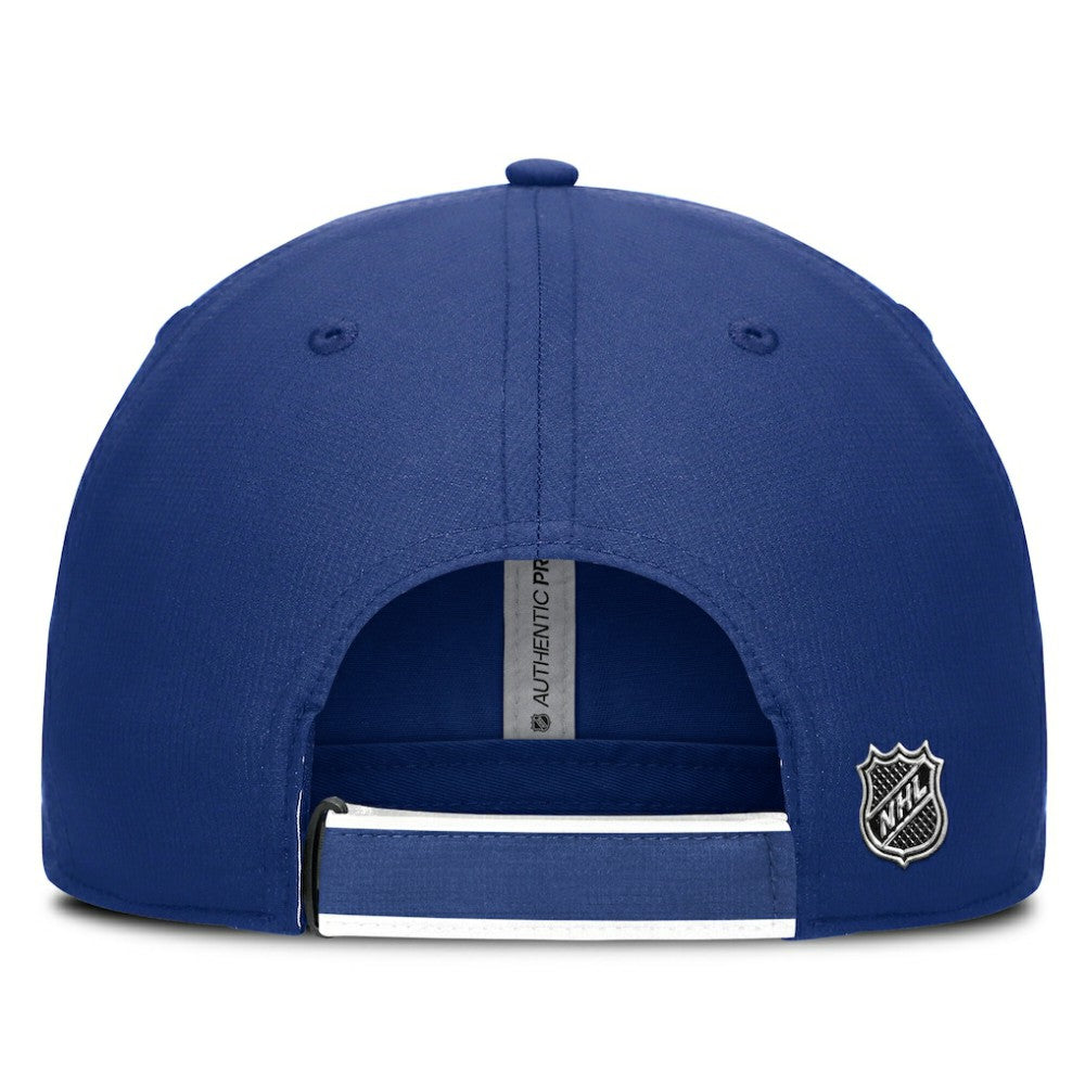 Toronto Maple Leafs Fanatics Authentic Pro Ripstop Adjustable Hat - Blue/White - NHL