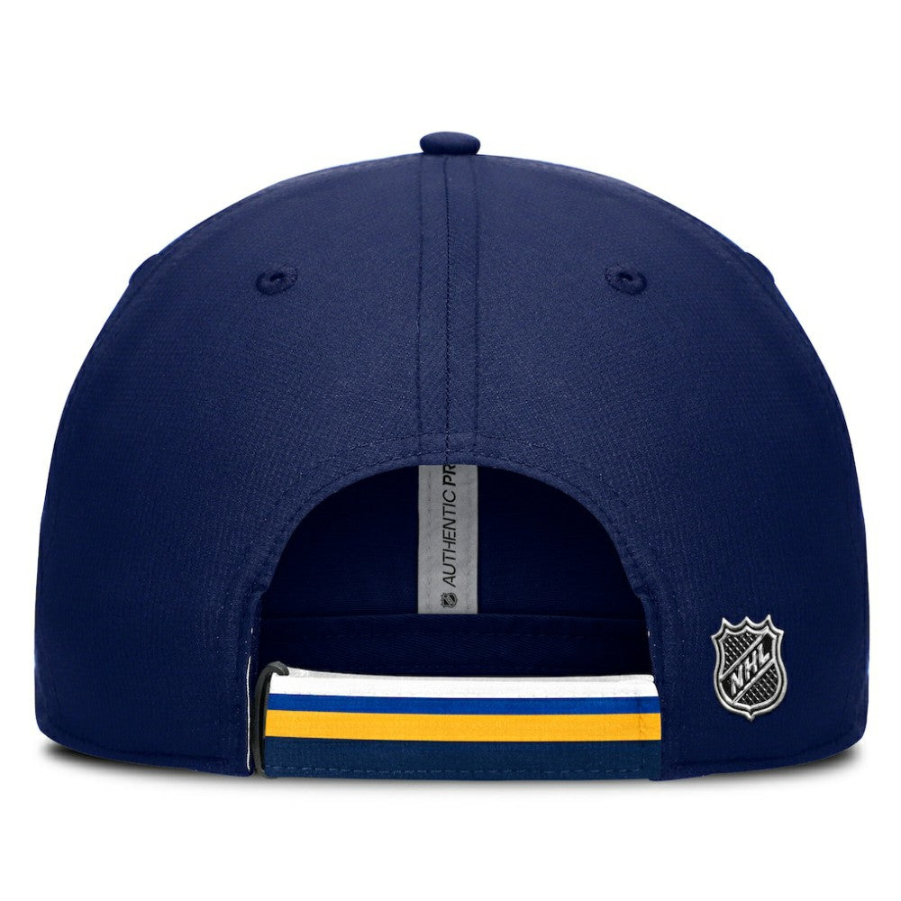 St. Louis Blues Fanatics Authentic Pro Ripstop Adjustable Hat - Navy/Gold - NHL