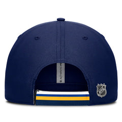 St. Louis Blues Fanatics Authentic Pro Ripstop Adjustable Hat - Navy/Gold - NHL