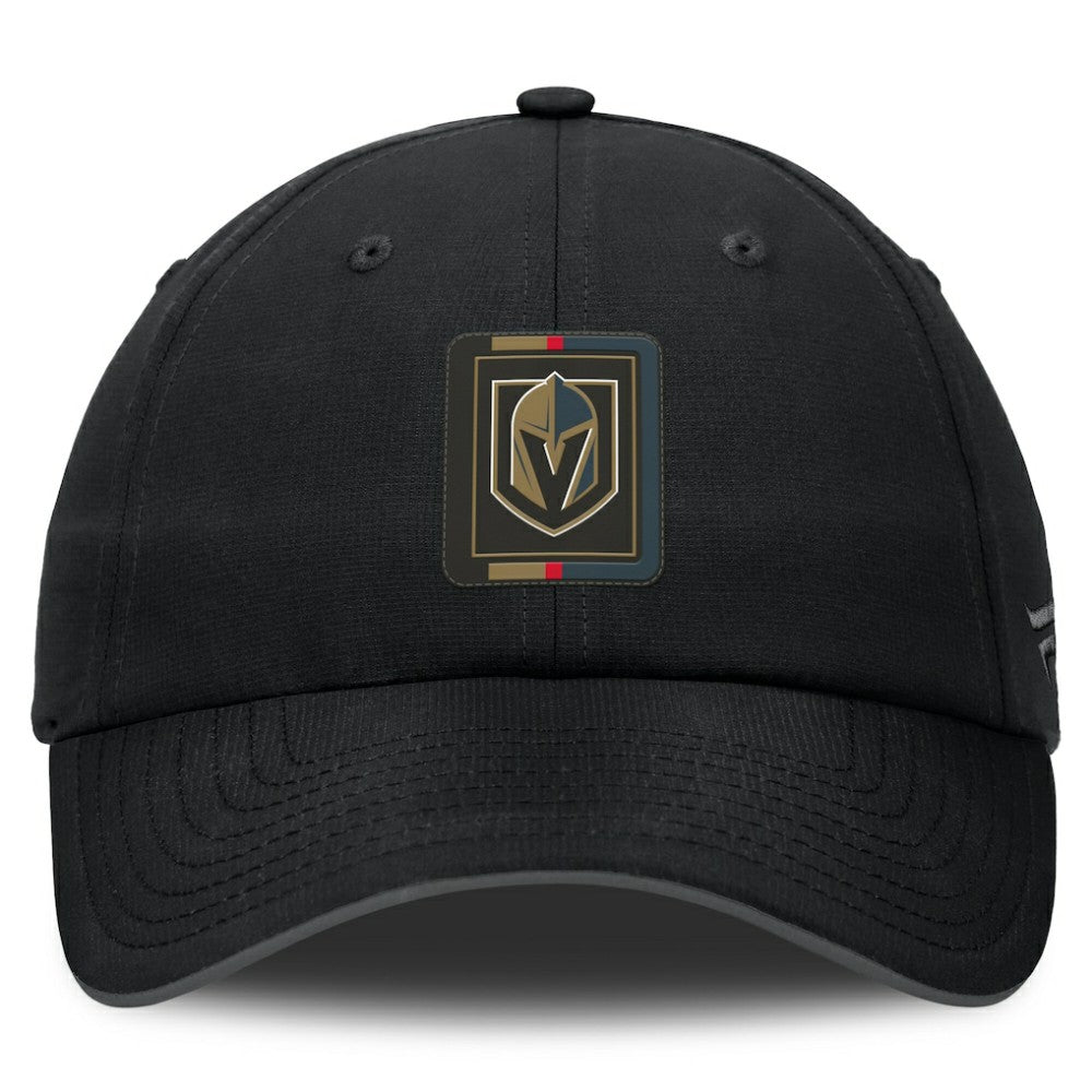 Vegas Golden Knights Fanatics Authentic Pro Ripstop Adjustable Hat - Gray/Black - NHL