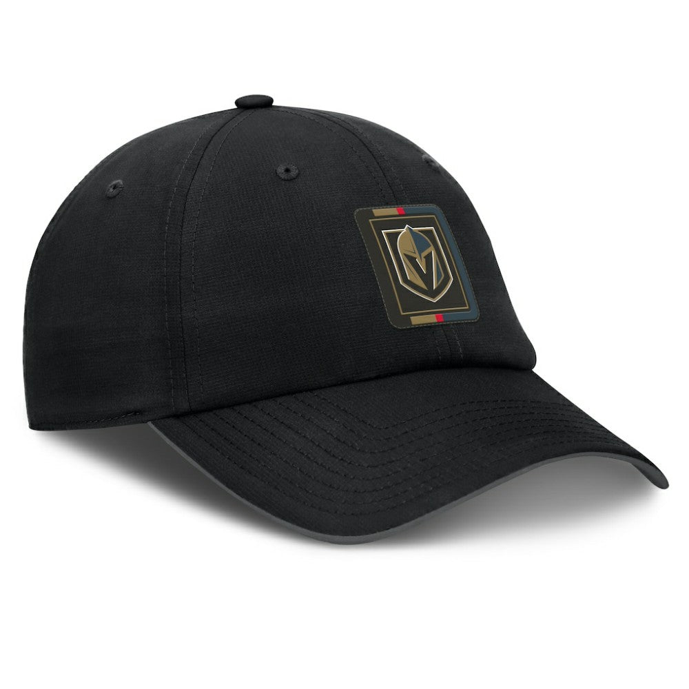 Vegas Golden Knights Fanatics Authentic Pro Ripstop Adjustable Hat - Gray/Black - NHL