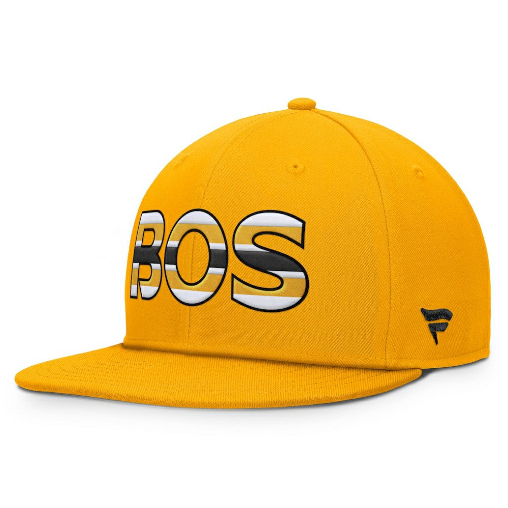 Boston Bruins Fanatics Authentic Pro Team Rink Snapback Hat - Gold - NHL