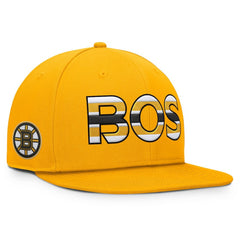 Boston Bruins Fanatics Authentic Pro Team Rink Snapback Hat - Gold - NHL