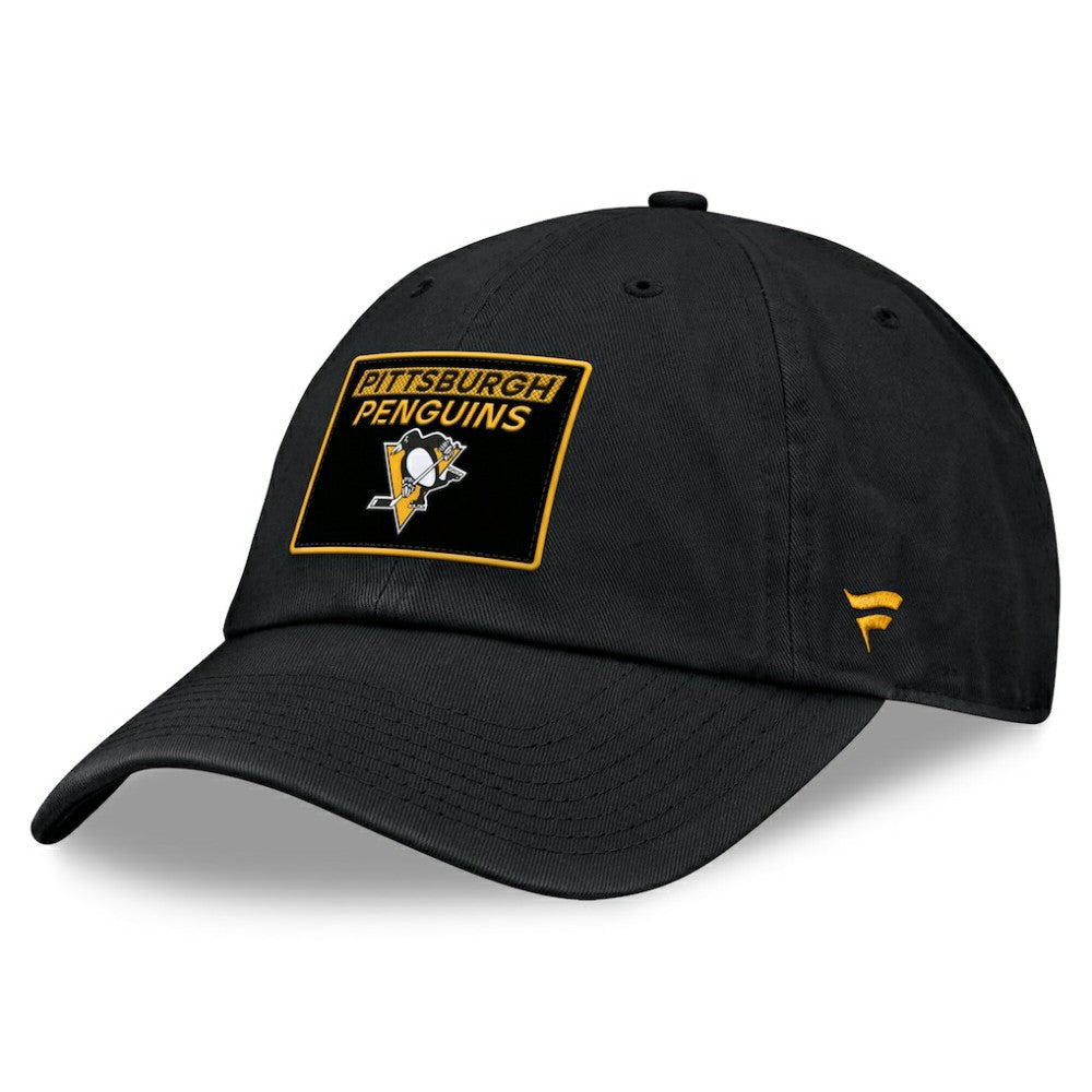 Pittsburgh Penguins Fanatics Women's Authentic Pro Rink Adjustable Hat - Black - NHL