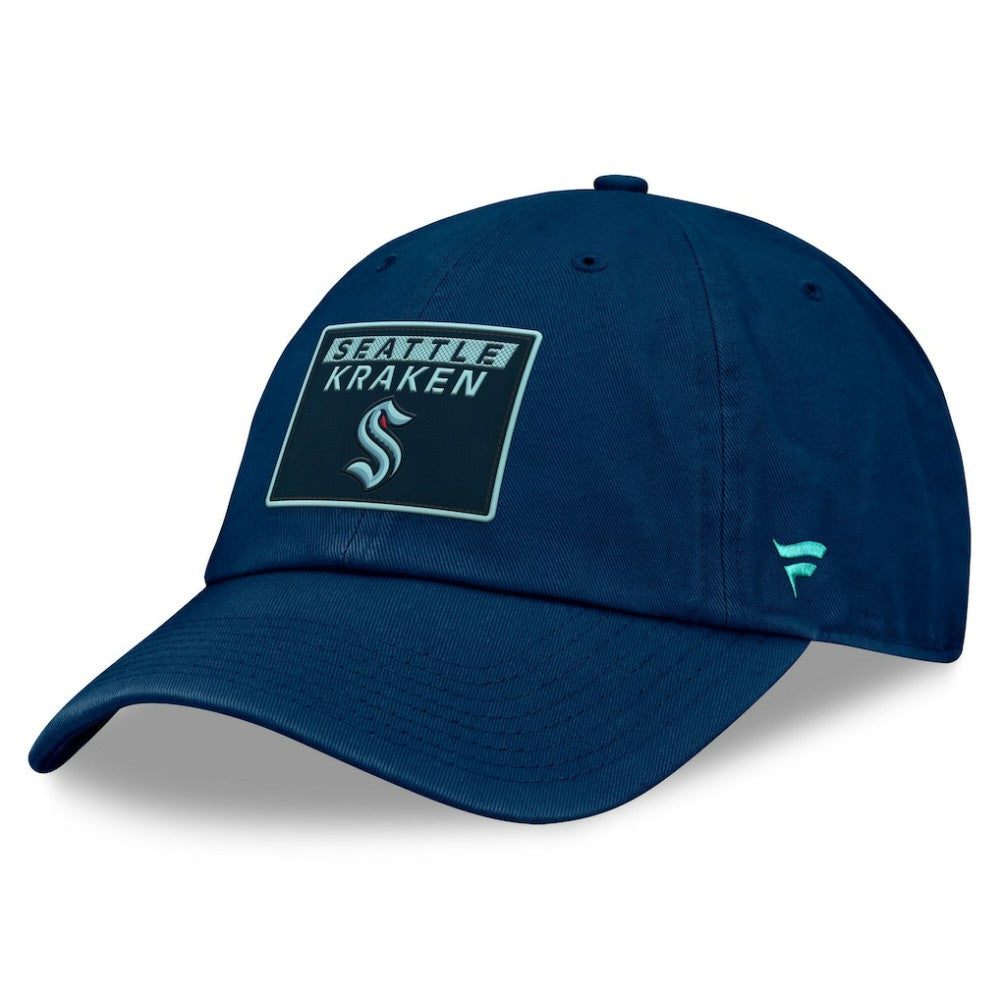 Seattle Kraken Fanatics Women's Authentic Pro Rink Adjustable Hat - Deep Sea Blue - NHL