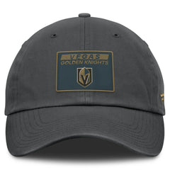 Vegas Golden Knights Fanatics Women's Authentic Pro Rink Adjustable Hat - Gray - NHL