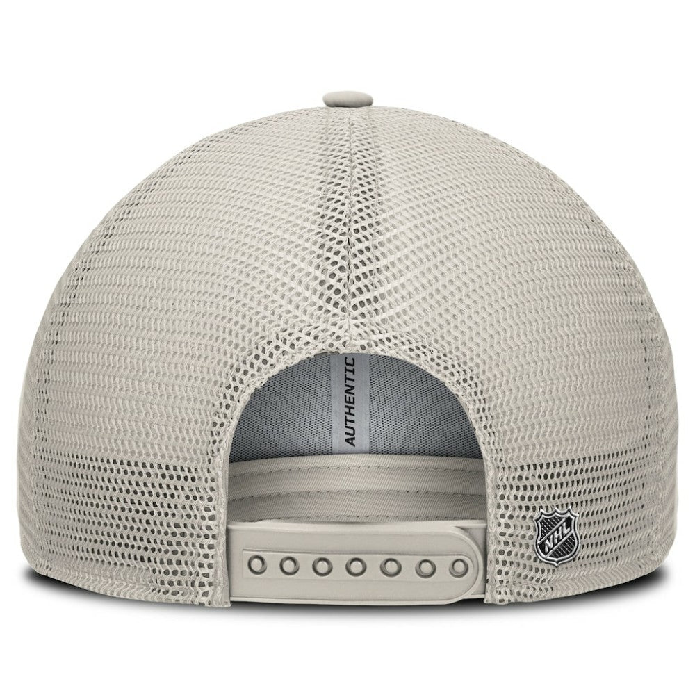 Boston Bruins Fanatics Women's Authentic Pro Road Trucker Adjustable Hat - Tan - NHL