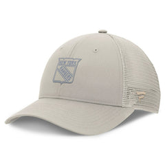 New York Rangers Fanatics Women's Authentic Pro Road Trucker Adjustable Hat - Tan - NHL