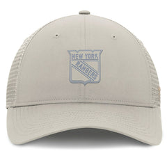 New York Rangers Fanatics Women's Authentic Pro Road Trucker Adjustable Hat - Tan - NHL