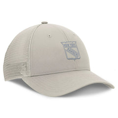 New York Rangers Fanatics Women's Authentic Pro Road Trucker Adjustable Hat - Tan - NHL