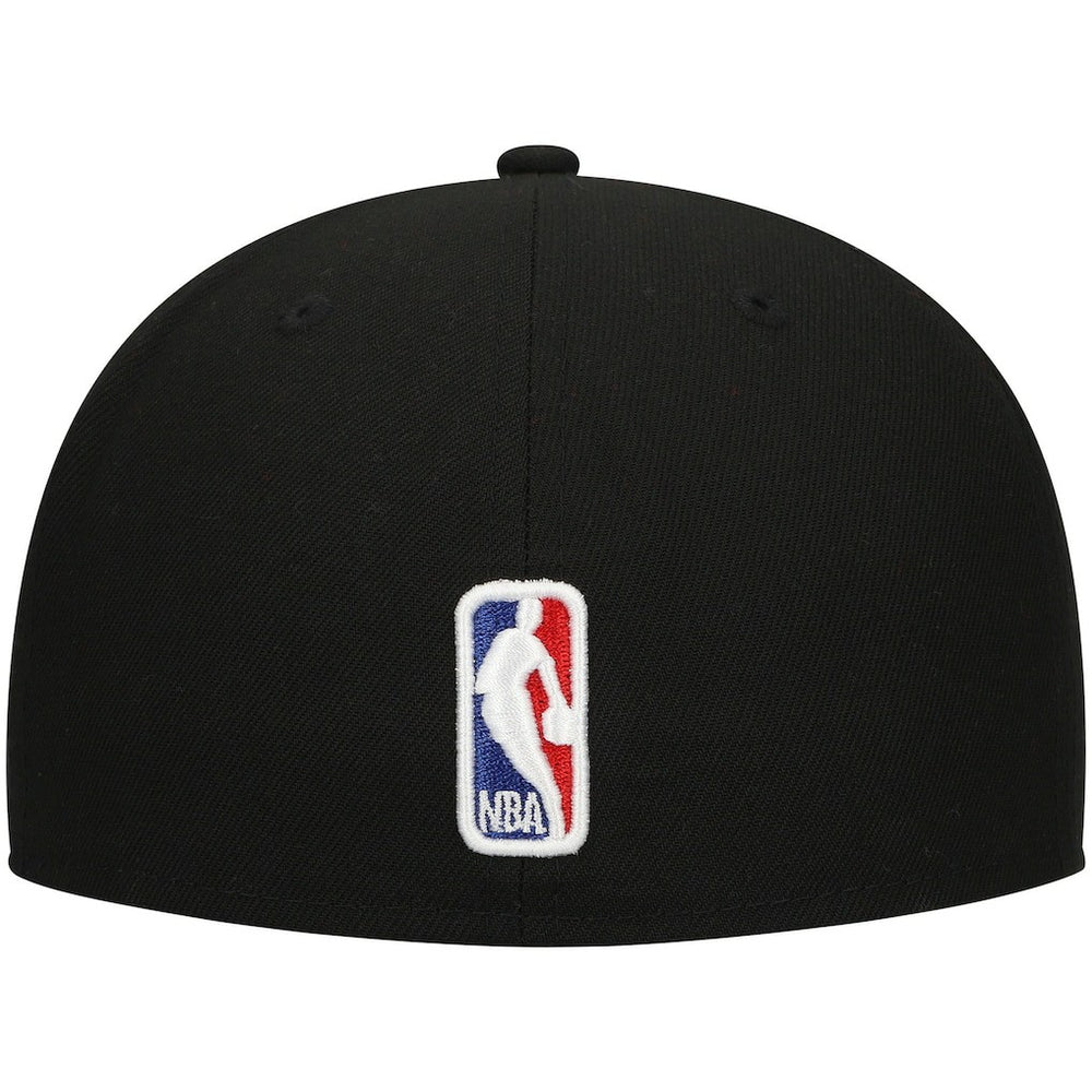 Philadelphia 76ers Blackout Shadow Logo 59FIFTY Fitted Hat Black - NBA
