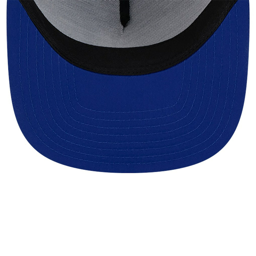 Philadelphia 76ers Puff Print Team Code A-Frame 9FIFTY Trucker Snapback Hat Royal - NBA
