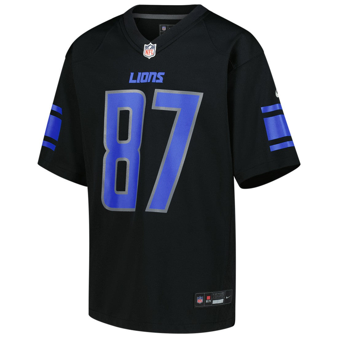 Sam LaPorta Detroit Lions Youth Game Jersey Black | Nike for Sale