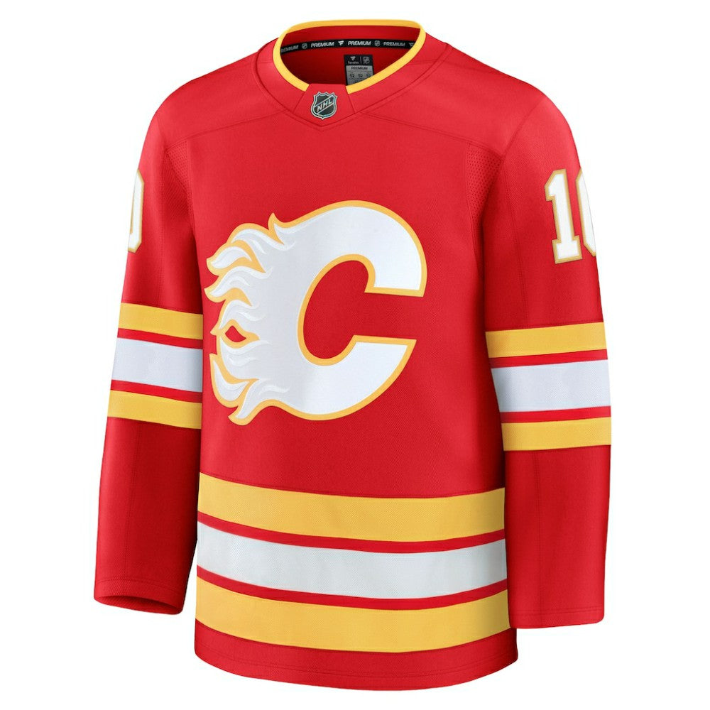 Jonathan Huberdeau Calgary Flames Fanatics Home Premium Jersey - Red - NHL