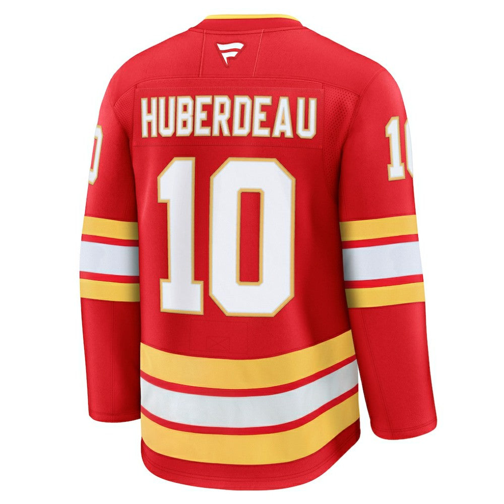 Jonathan Huberdeau Calgary Flames Fanatics Home Premium Jersey - Red - NHL