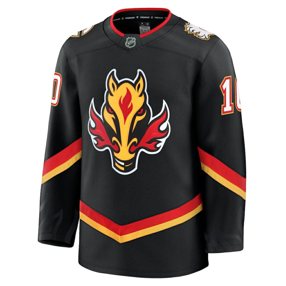 Jonathan Huberdeau Calgary Flames Fanatics Alternate Premium Jersey - Black - NHL