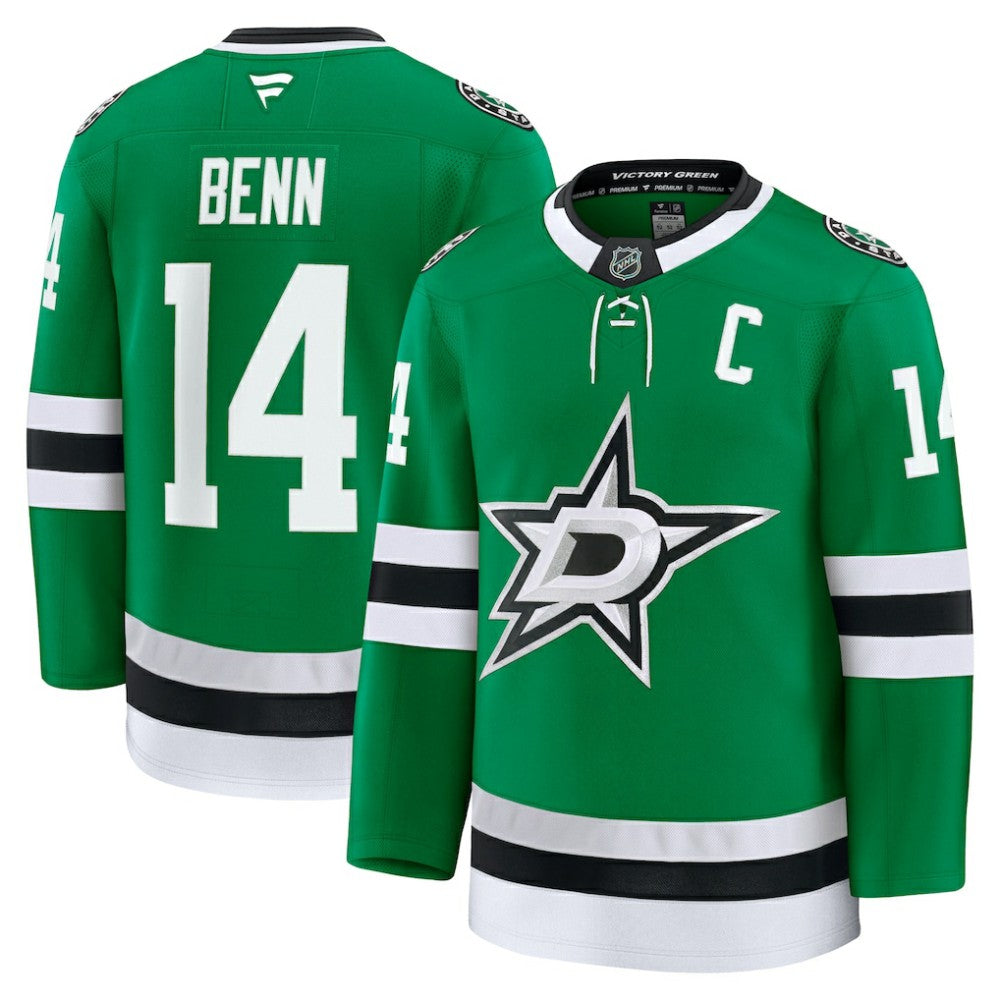 Jamie Benn Dallas Stars Fanatics Home Premium Jersey - Kelly Green - NHL