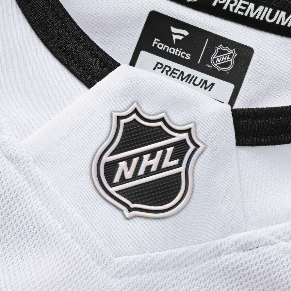 Connor Bedard Chicago Blackhawks Fanatics Away Premium Jersey - White - NHL