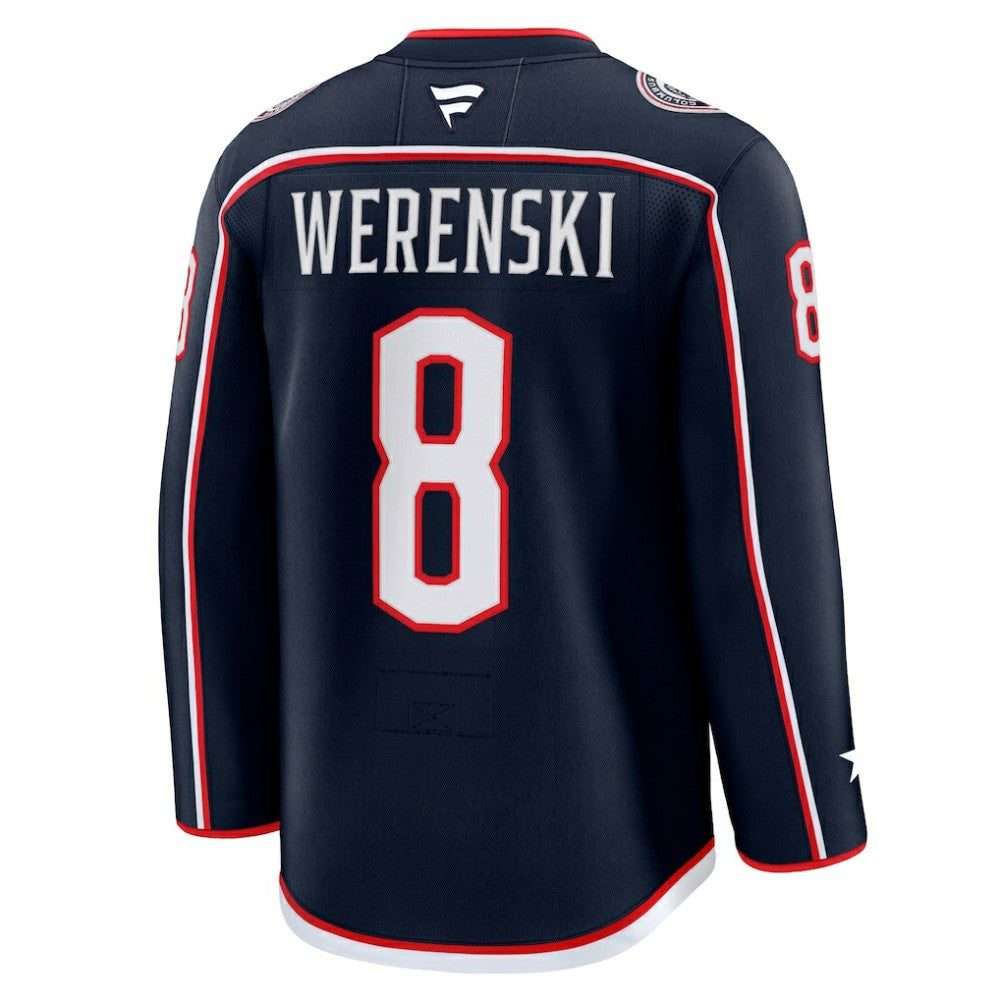 Zach Werenski Columbus Blue Jackets Fanatics Home Premium Jersey - Navy - NHL
