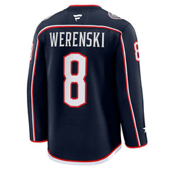 Zach Werenski Columbus Blue Jackets Fanatics Home Premium Jersey - Navy - NHL