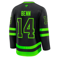 Jamie Benn Dallas Stars Fanatics Alternate Premium Jersey - Black - NHL