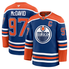 Connor McDavid Edmonton Oilers Fanatics Home Premium Jersey - Royal - NHL