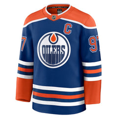 Connor McDavid Edmonton Oilers Fanatics Home Premium Jersey - Royal - NHL
