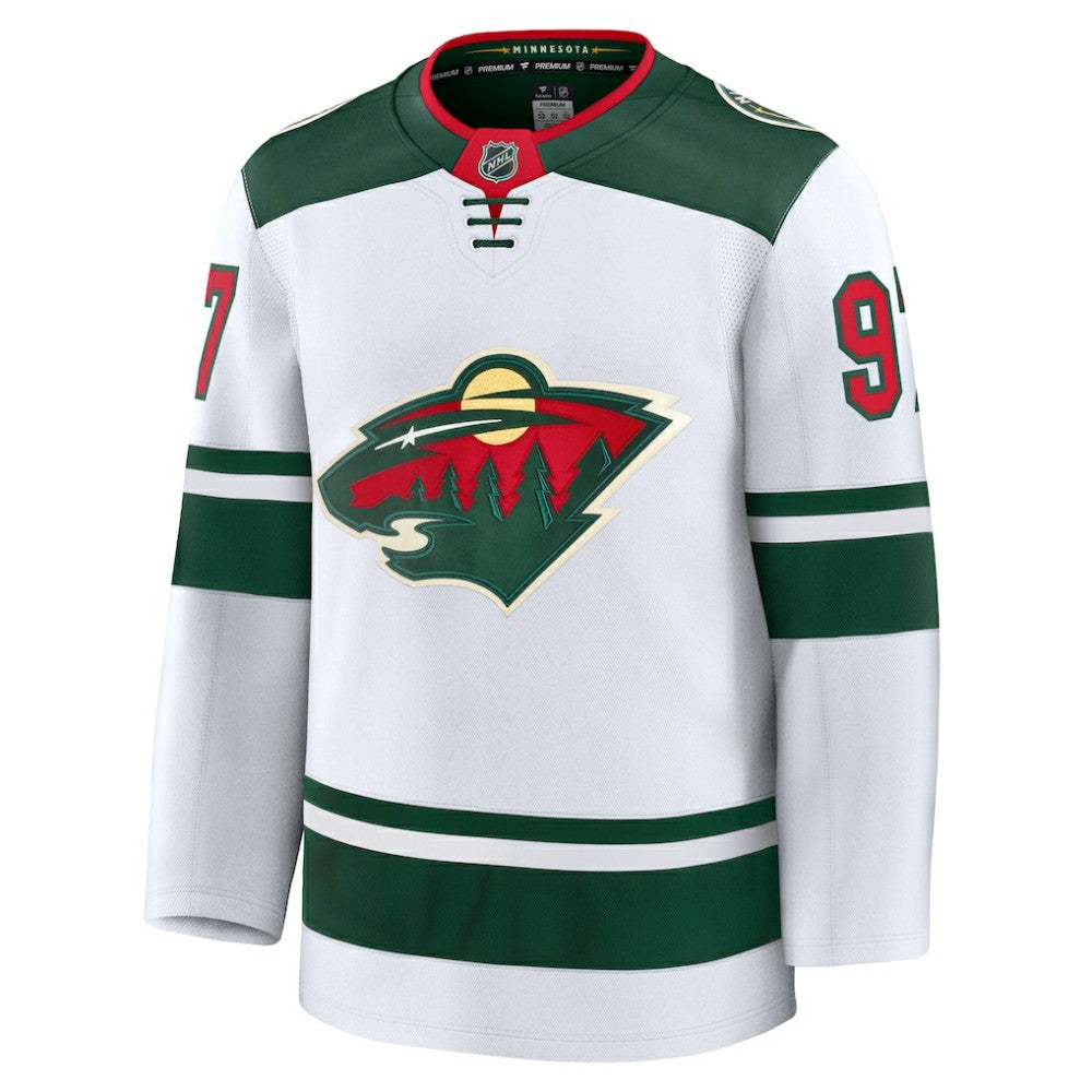 Kirill Kaprizov Minnesota Wild Fanatics Away Premium Jersey - White - NHL
