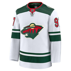 Kirill Kaprizov Minnesota Wild Fanatics Away Premium Jersey - White - NHL