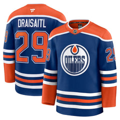 Leon Draisaitl Edmonton Oilers Fanatics Home Premium Jersey - Royal - NHL