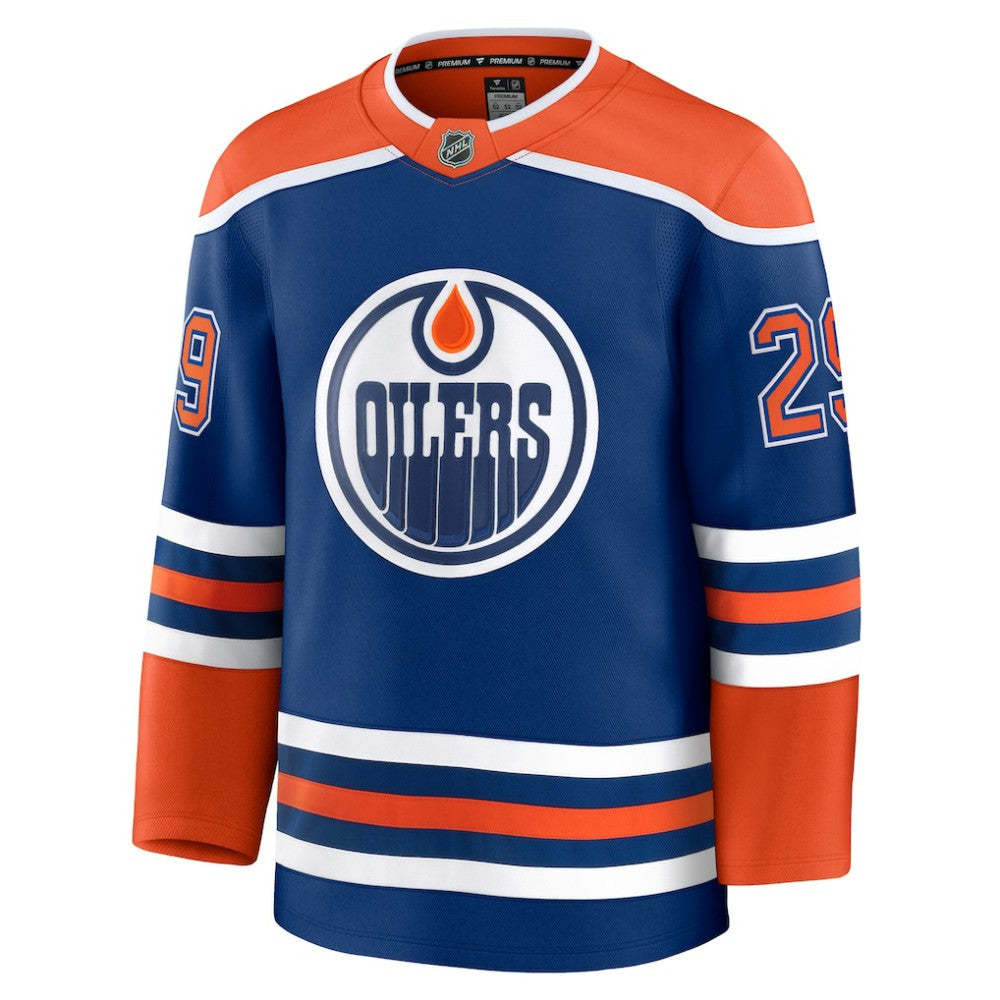 Leon Draisaitl Edmonton Oilers Fanatics Home Premium Jersey - Royal - NHL