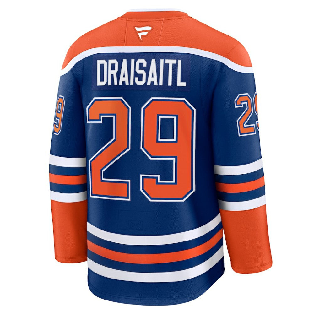 Leon Draisaitl Edmonton Oilers Fanatics Home Premium Jersey - Royal - NHL