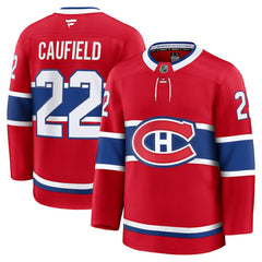Cole Caufield Montreal Canadiens Fanatics Home Premium Jersey - Red - NHL