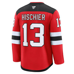 Nico Hischier New Jersey Devils Fanatics Home Premium Jersey - Red - NHL